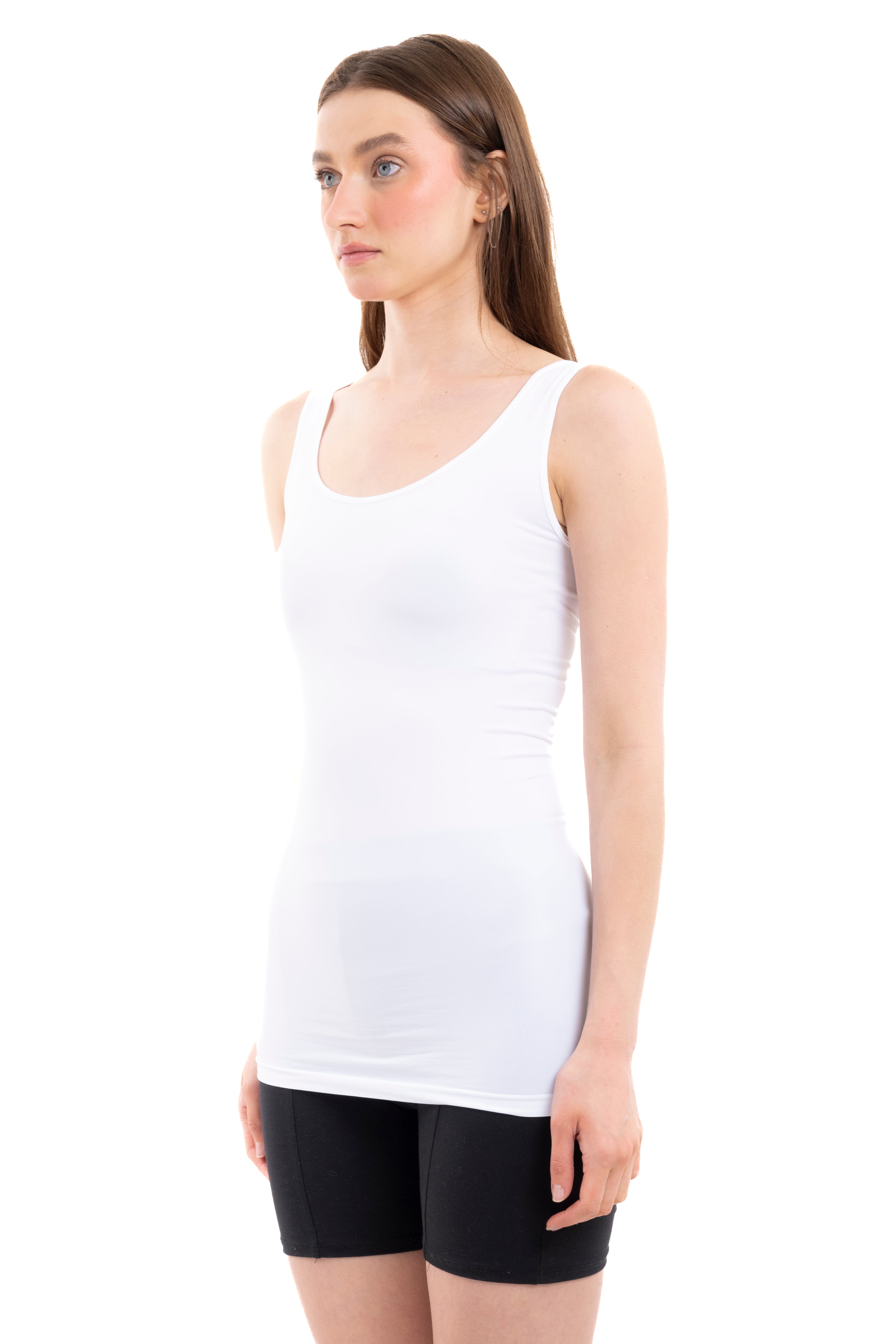 Top seamless liso BLANCO