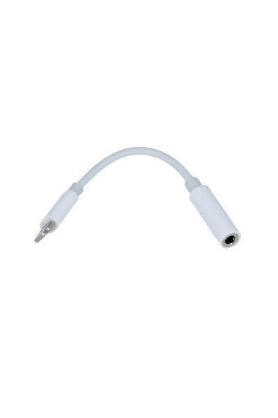 Adaptador auxiliar lightning liso BLANCO
