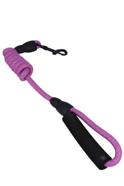 Correa para mascota lurex gancho MORADO