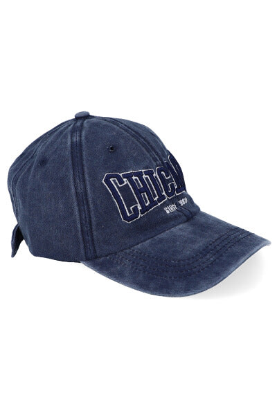 Gorra Chicago mezclilla deslavada AZUL
