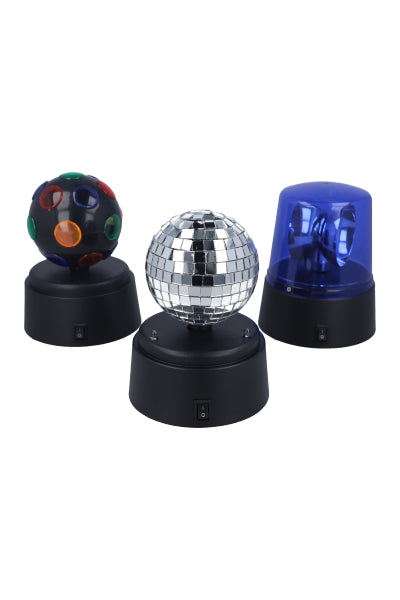 Set lamparas mini disco