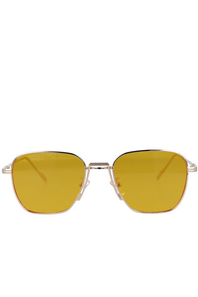 Lentes sol aviador metal AMARILLO