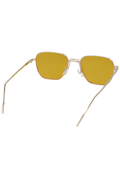 Lentes sol aviador metal AMARILLO