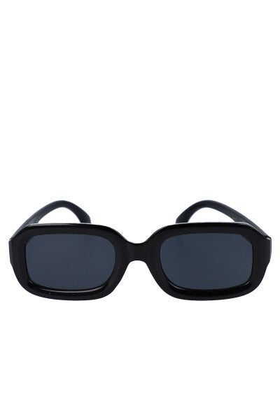 Lentes sol ovalados oversize NEGRO