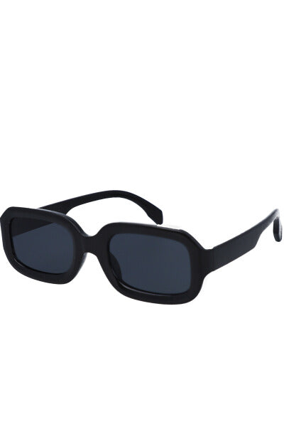 Lentes sol ovalados oversize NEGRO