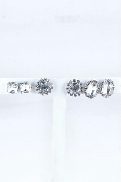 3 Set Aretes Brillos