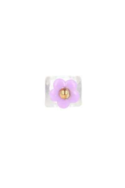 Anillo Flor TRANSPARENTE