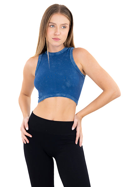 Top tie dye tirantes