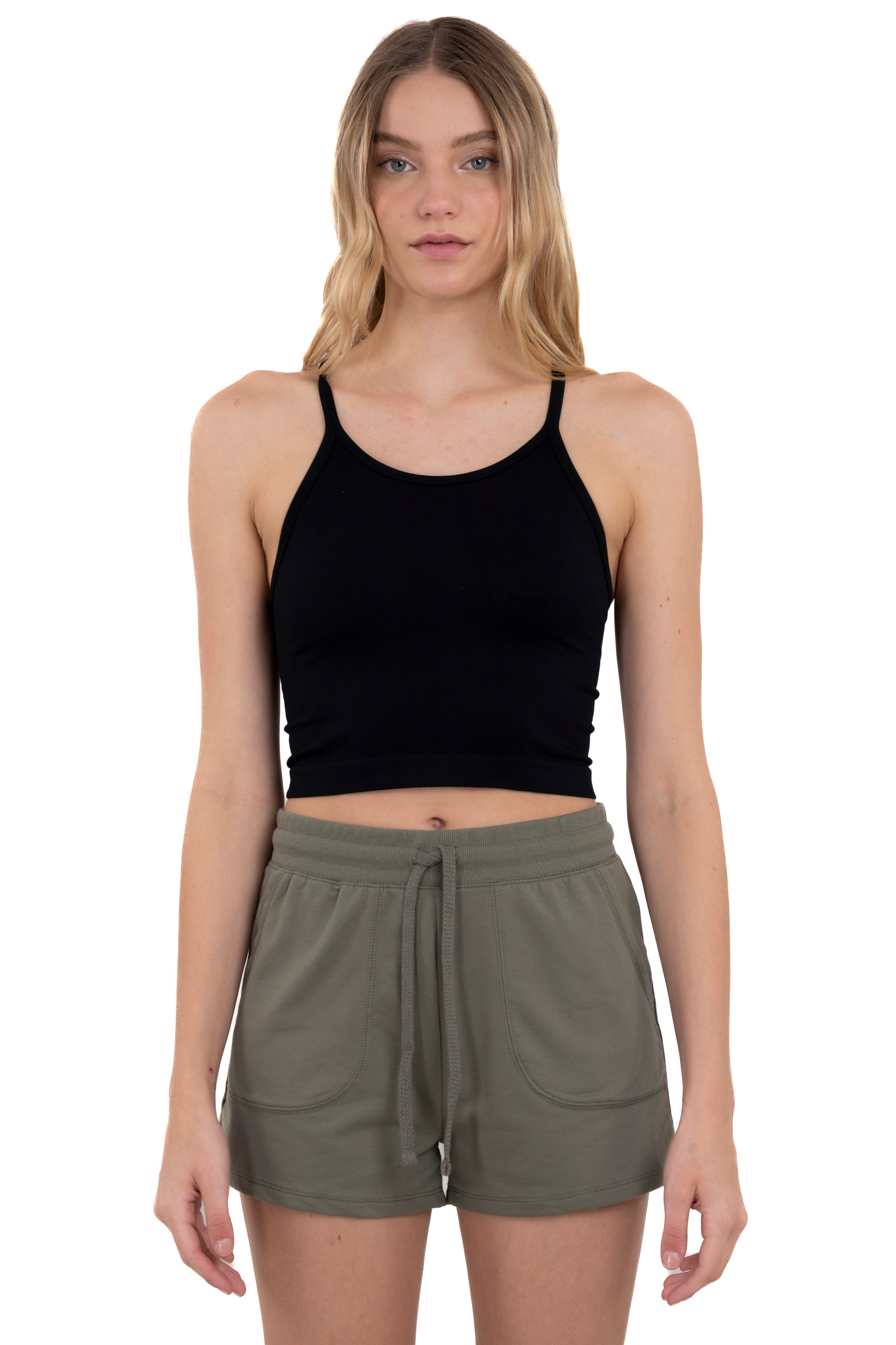 Top detalle textura seamless NEGRO