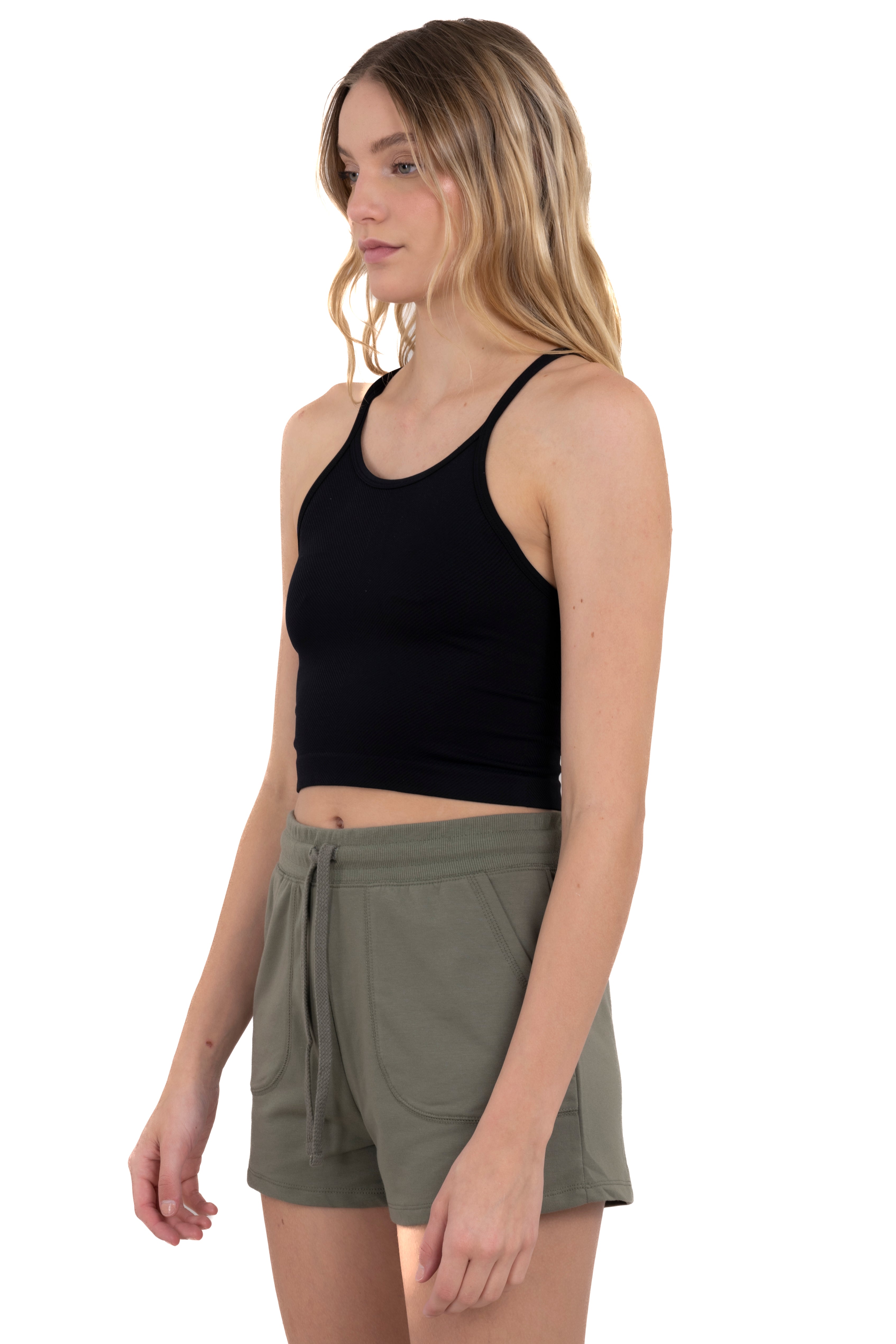 Top detalle textura seamless NEGRO