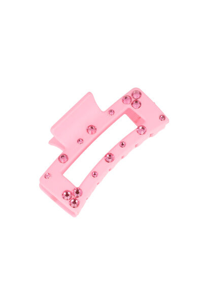 Pinza Rectangular Mate Brillos PALO DE ROSA