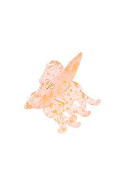 Pinza mariposa transparente pintura