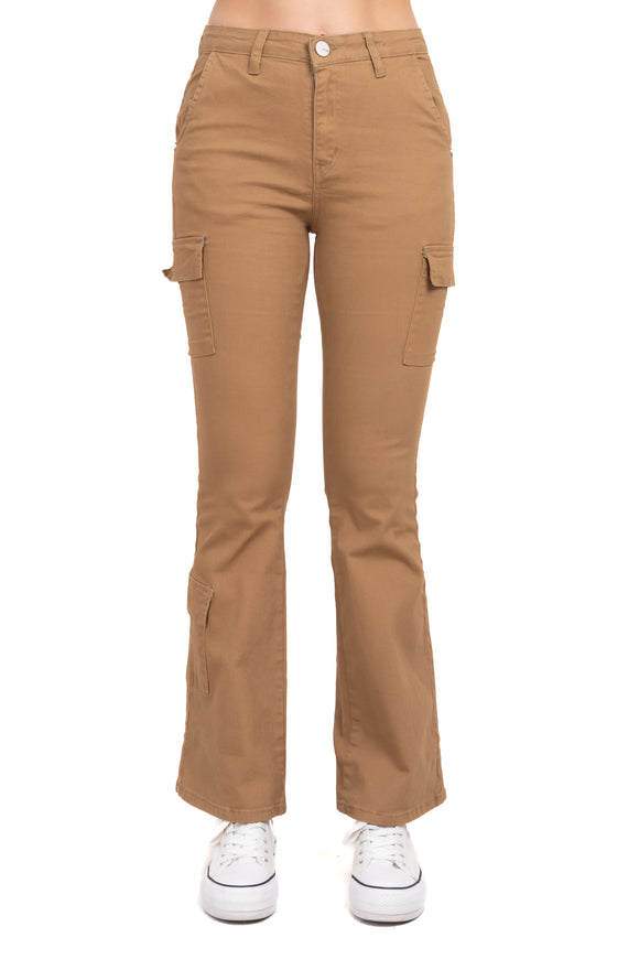 Jeans flared cargo