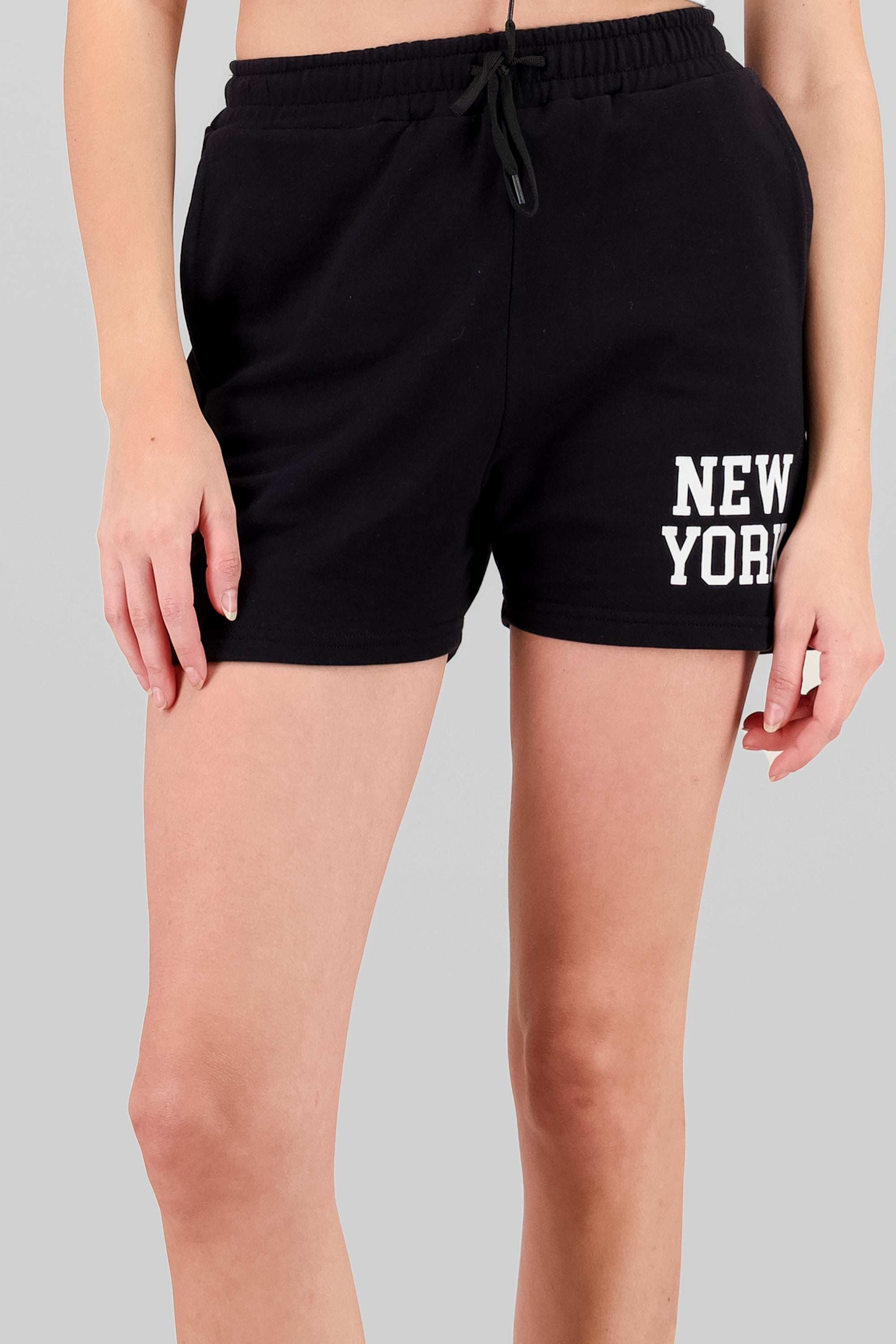 Short Deportivo Estampado New York NEGRO COMBO