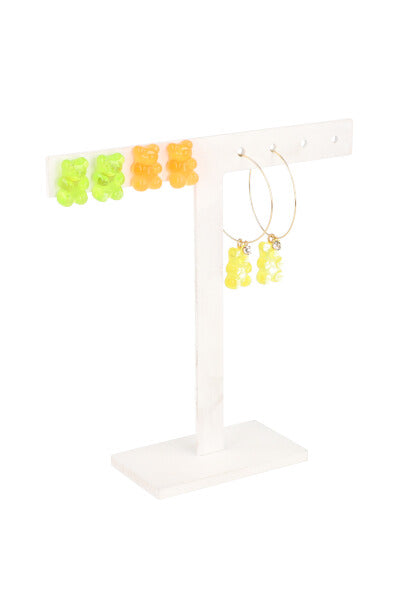 3 Set aretes gummy bear VERDE