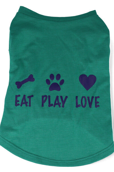 Playera Para Mascota Frase Chica VERDE