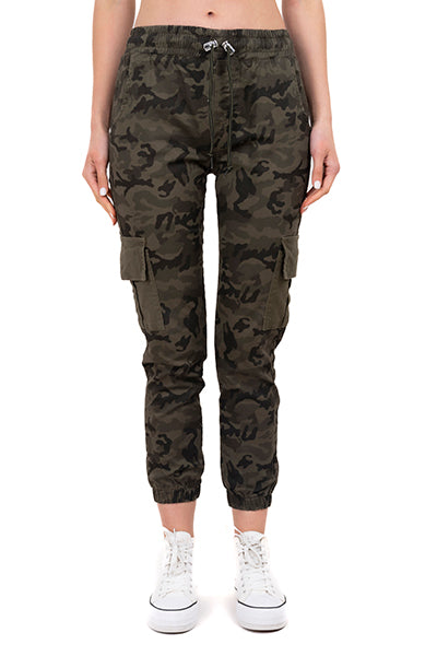 Jeans jogger cargo camuflaje