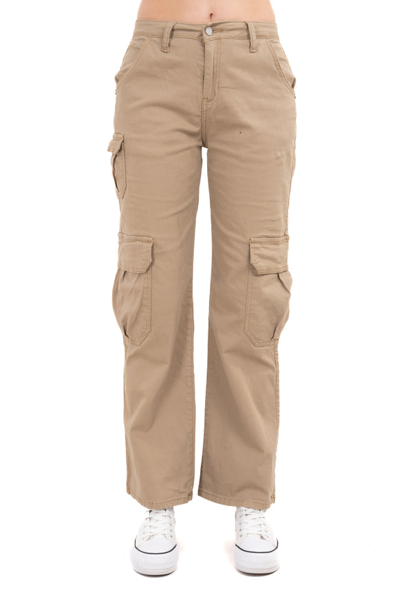 Jeans cargo wide leg