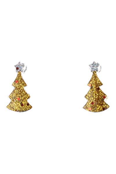 Aretes árbol navidad