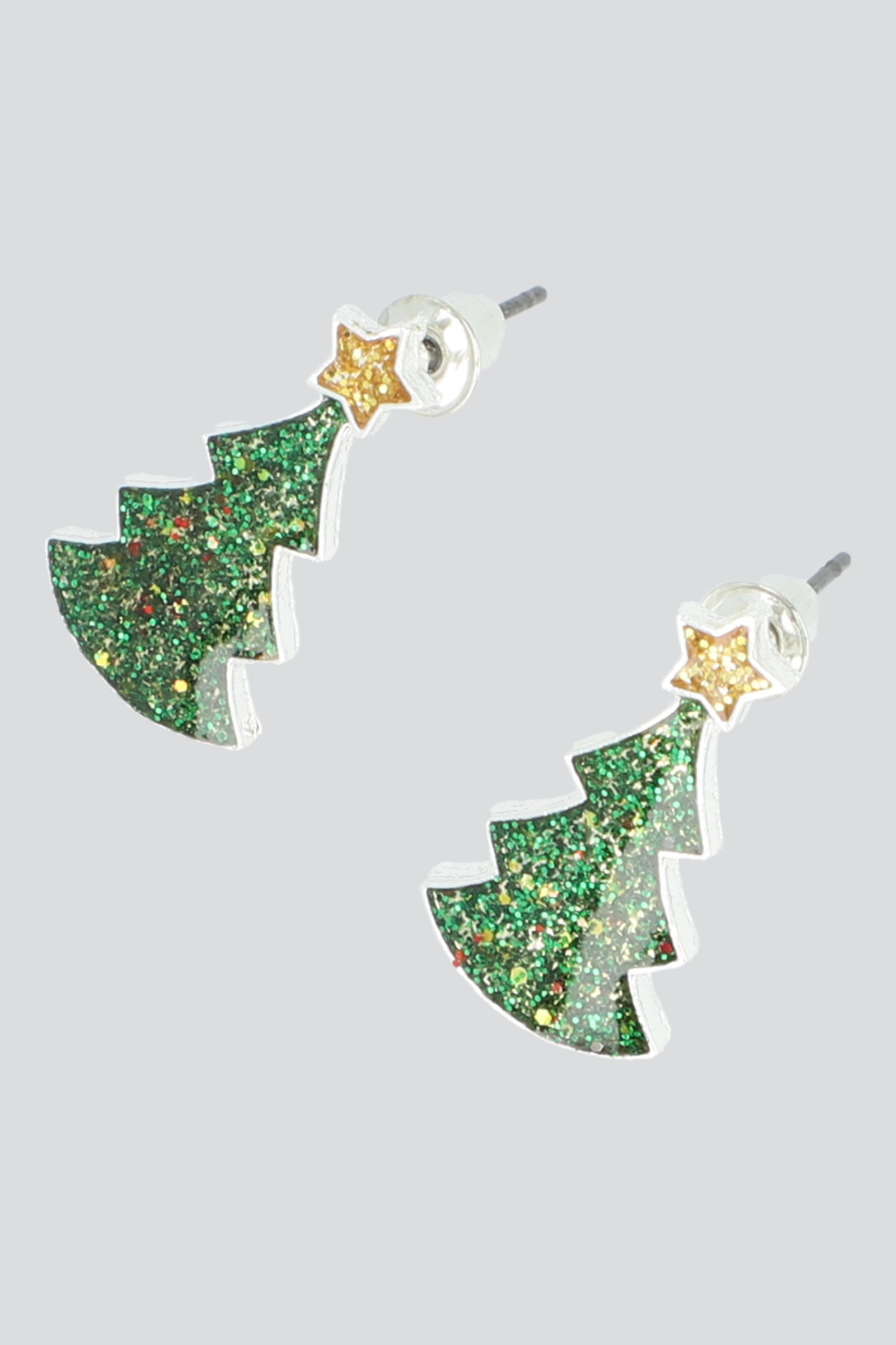Aretes árbol navidad VERDE