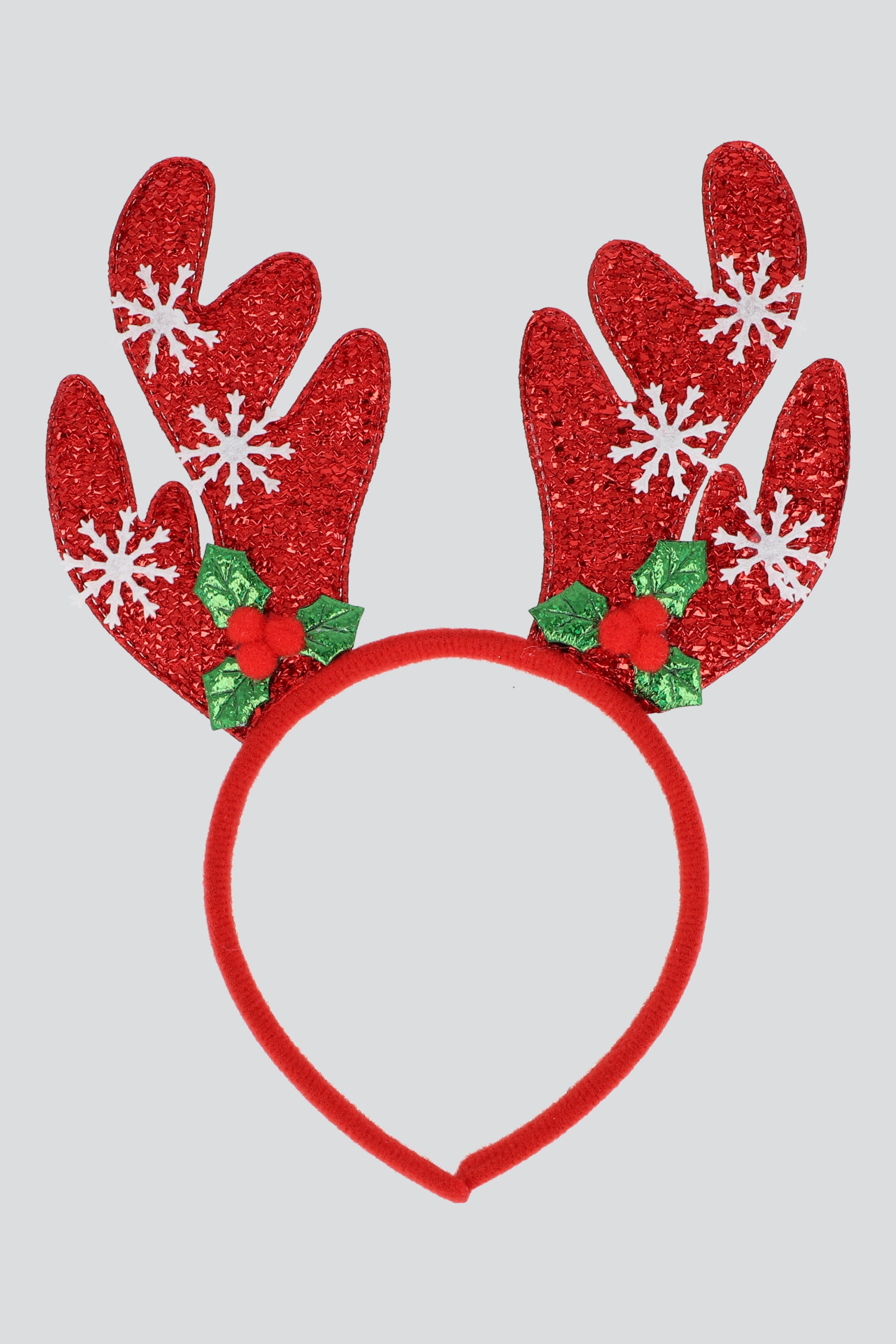 Diadema reno navideño ROJO