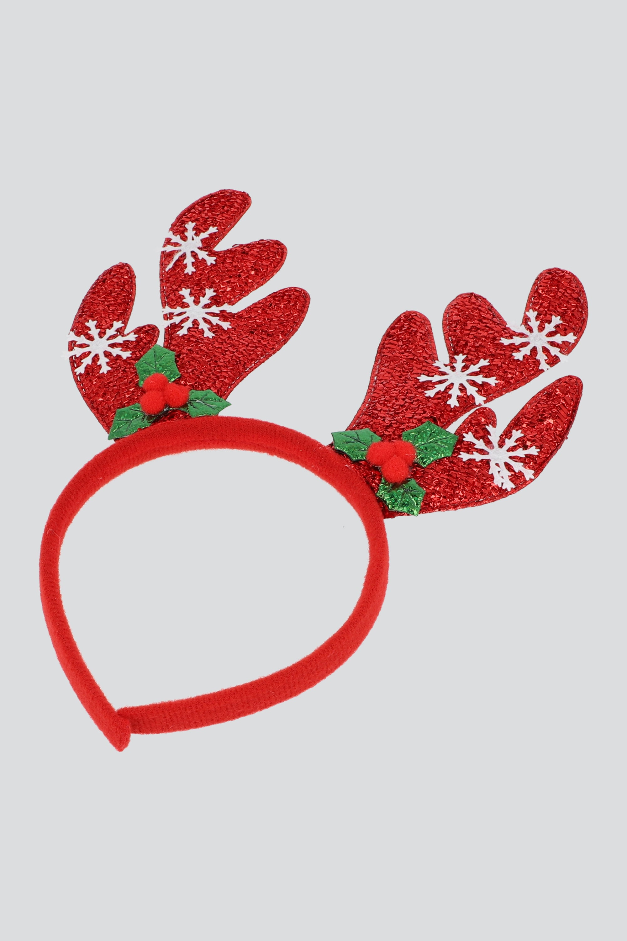 Diadema reno navideño ROJO