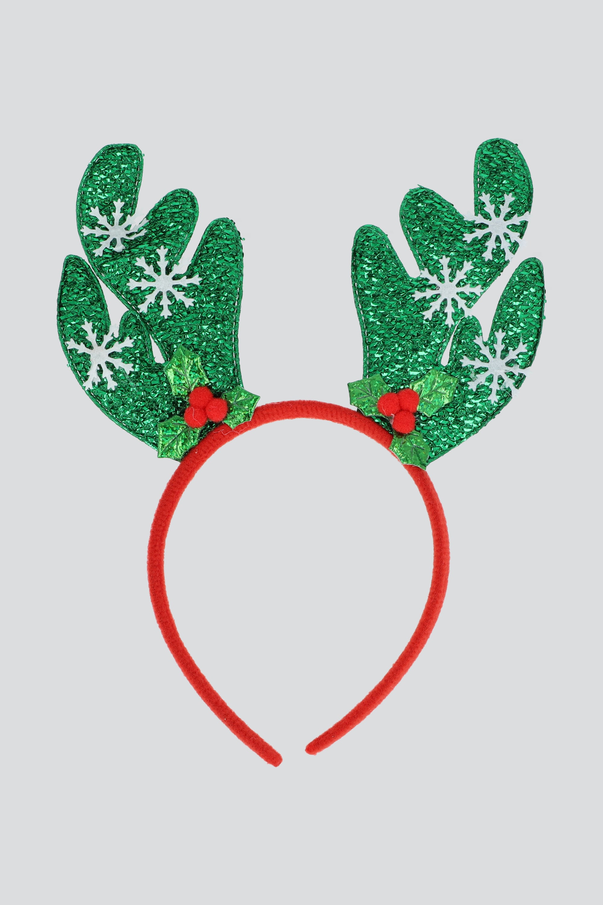 Diadema reno navideño VERDE