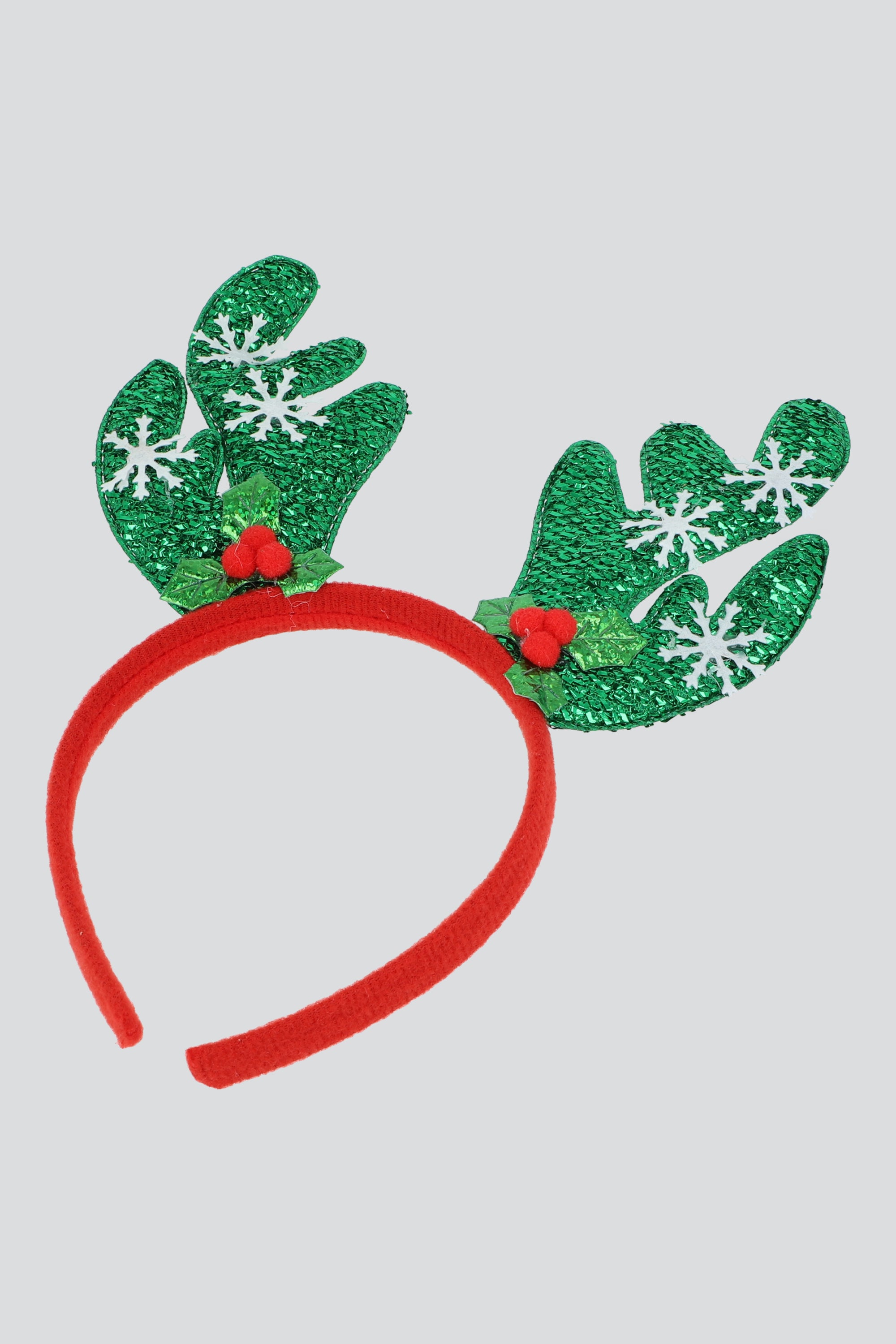 Diadema reno navideño VERDE