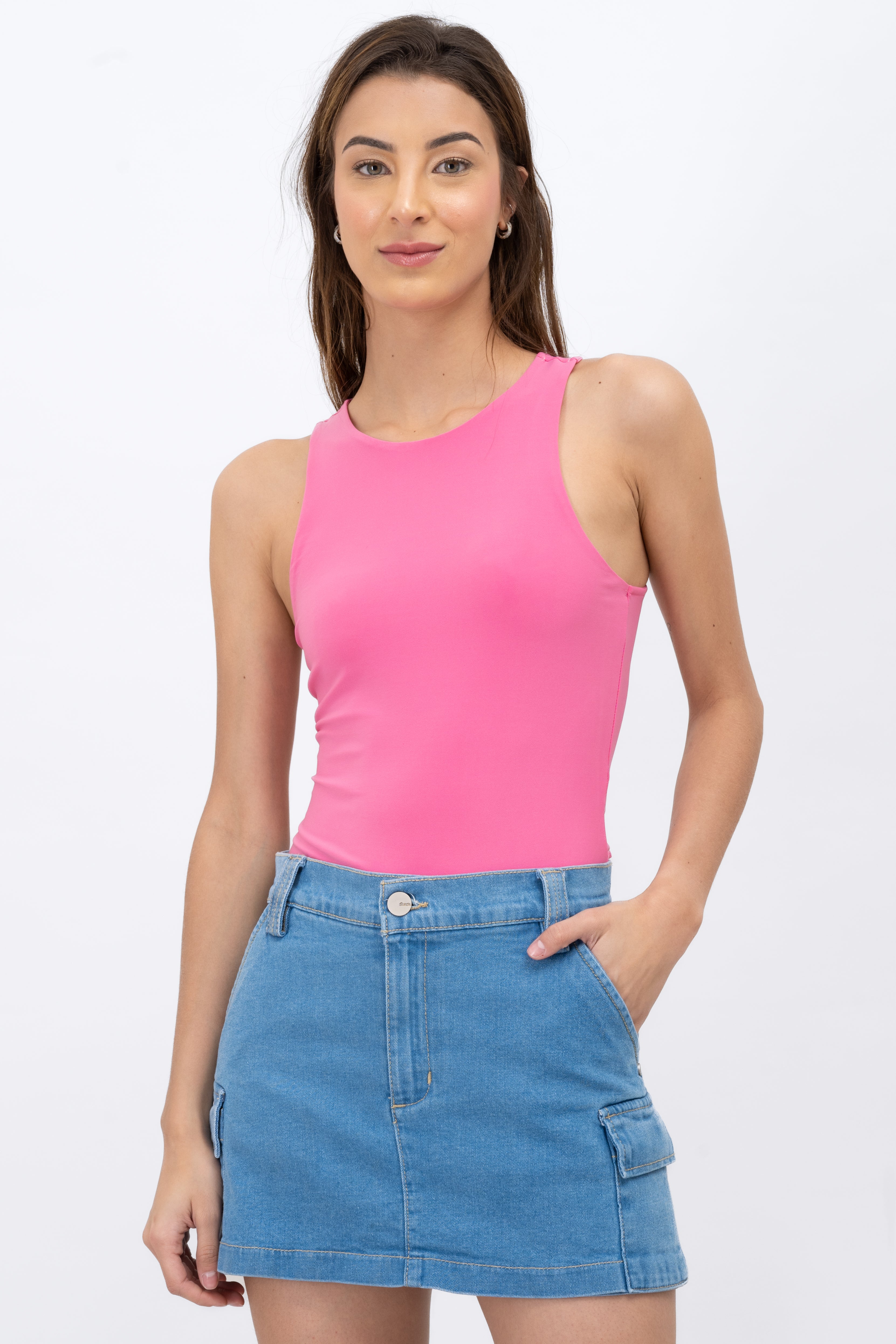 Bodysuit liso cuello alto FIUSHA
