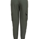 Pantalón Cargo Monocolor Bolsas