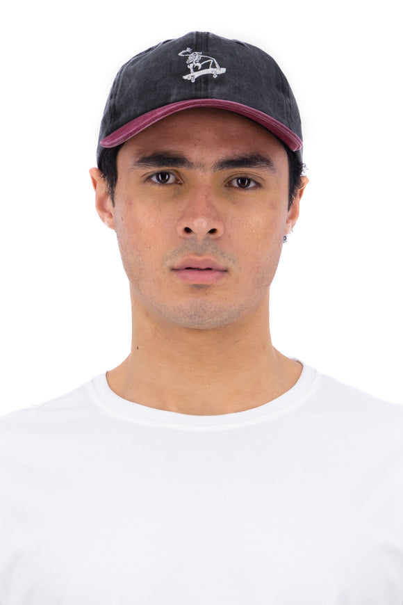 Gorra curva esqueleto skater