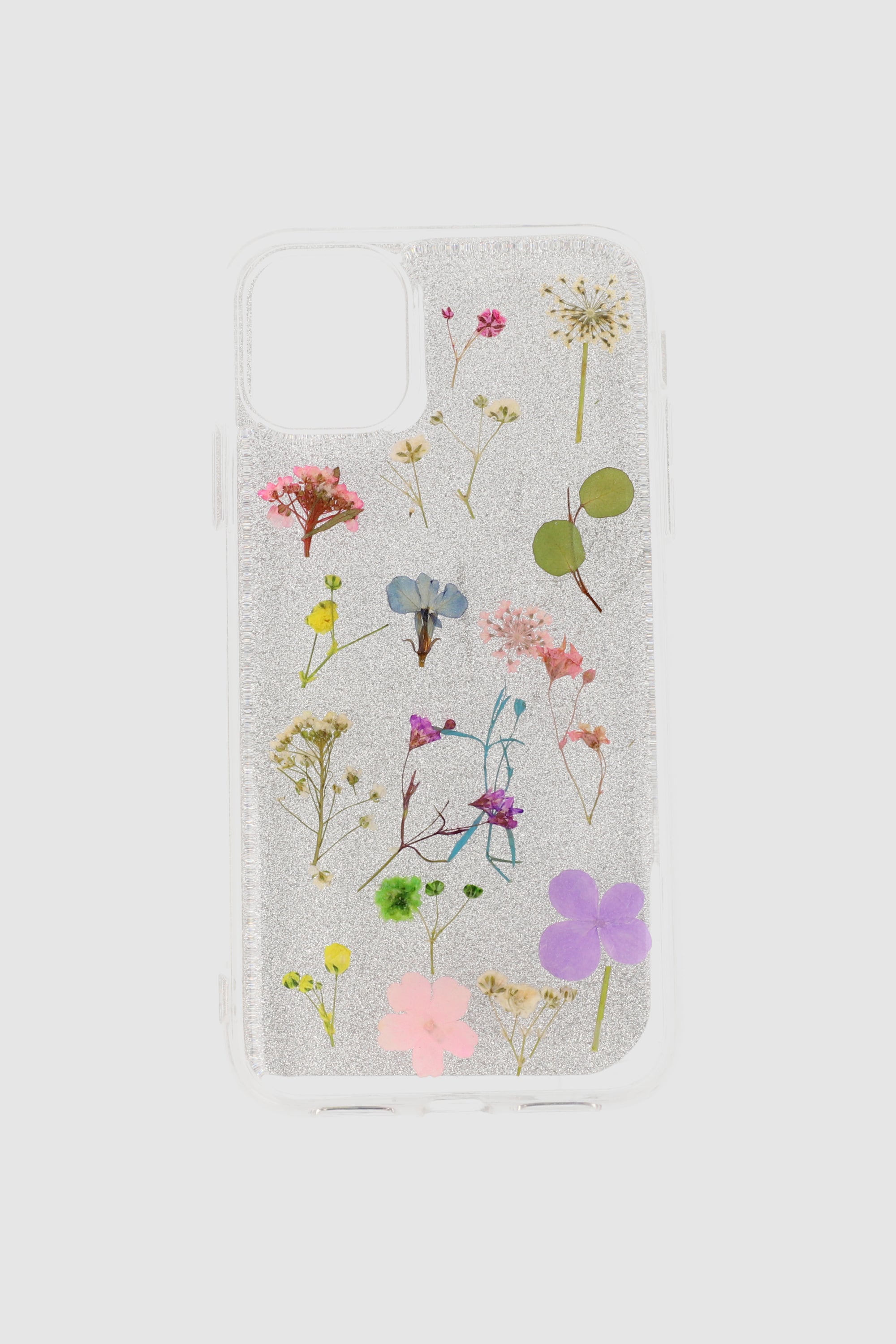 funda cel i11/xr flor real TRANSPARENTE