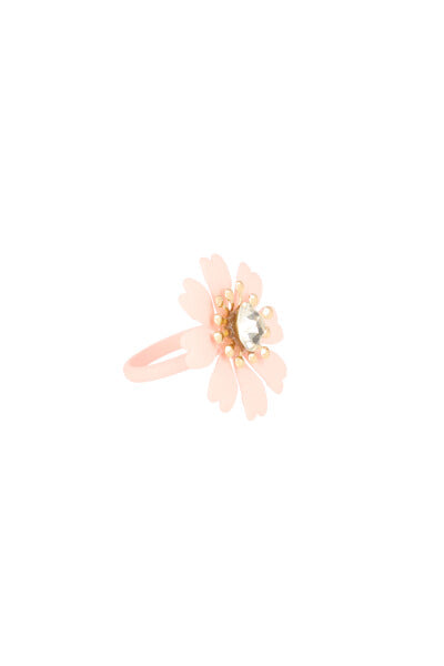 Anillo Flor Color ROSA