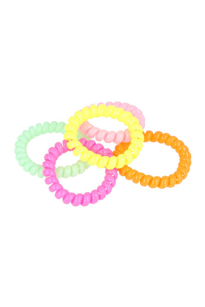 Set 5 piezas ligas teléfono multicolor MULTICOLOR