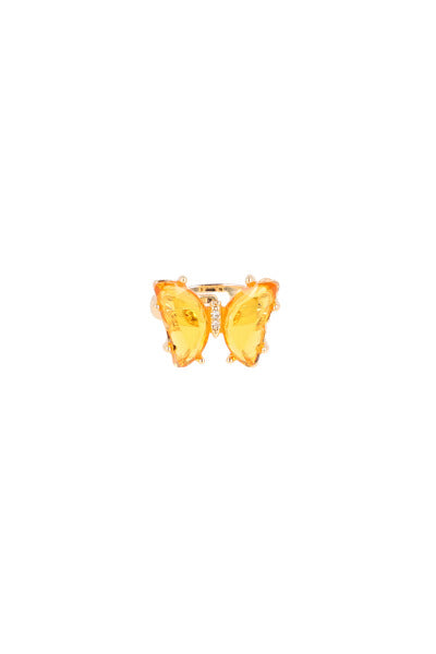 Anillo Mariposa Cristal NARANJA