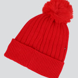 Gorro tejido brillos pompón
