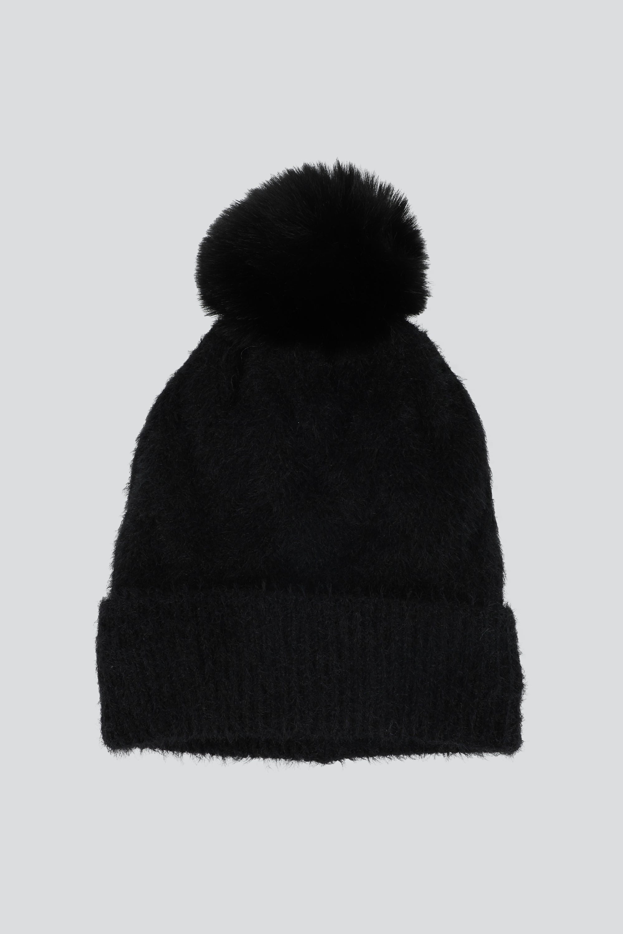 Gorro tejido pompón