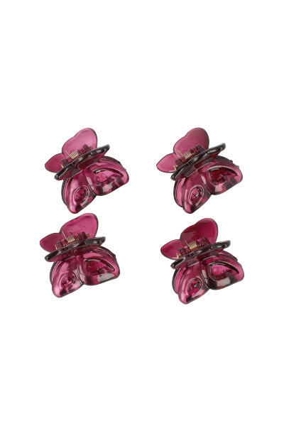 Set 4 pinzas mariposas UVA