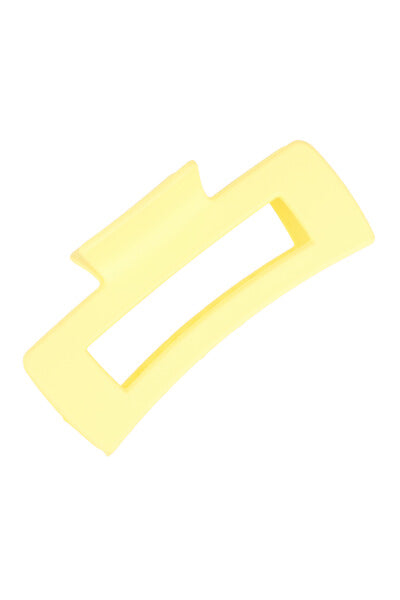 Pinza rectangular mate AMARILLO