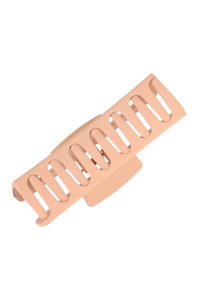 Pinza rectangular mate BEIGE