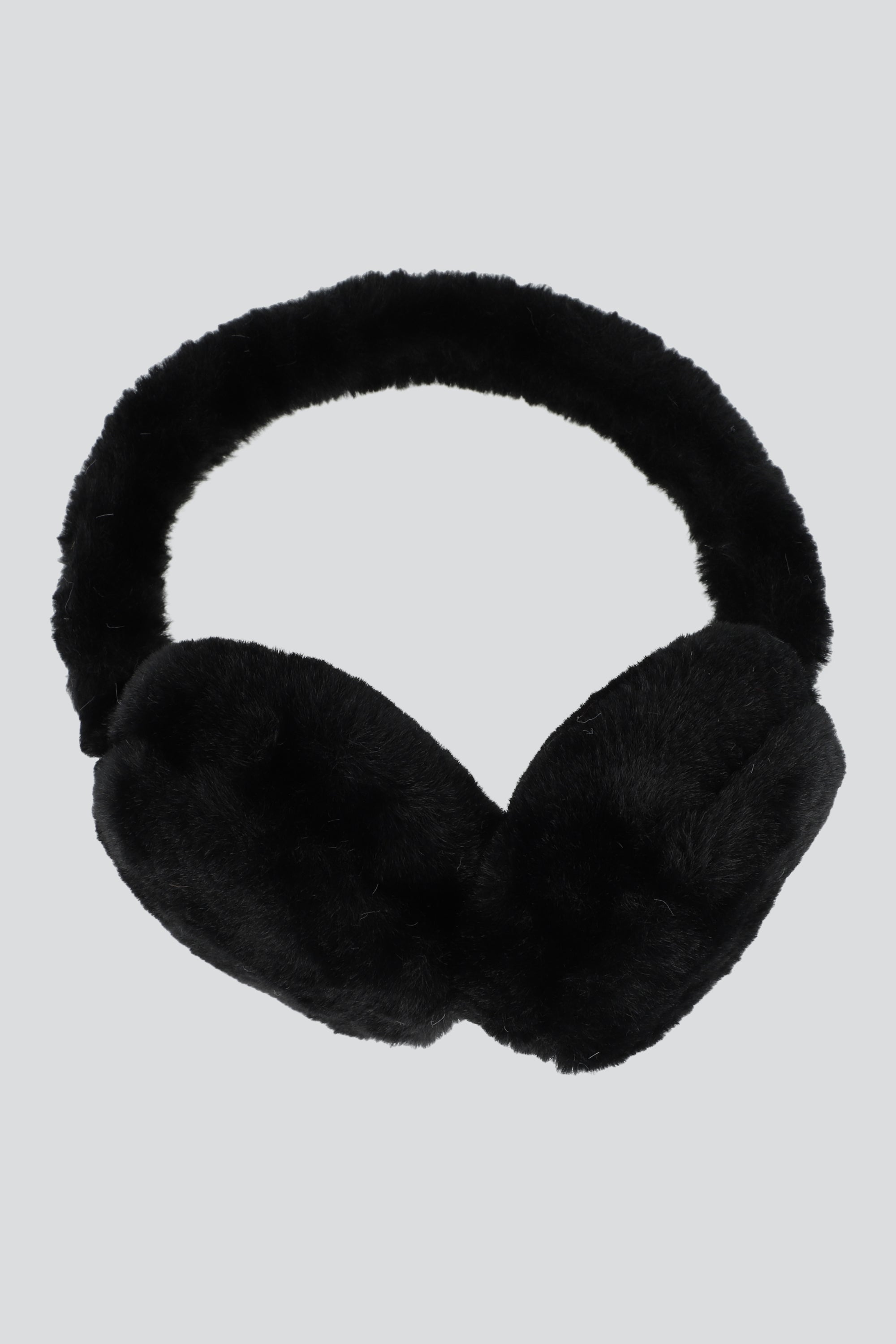 Orejeras acolchadas fluffy NEGRO