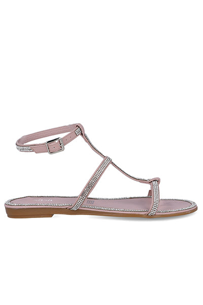 Sandalia gladiador brillos