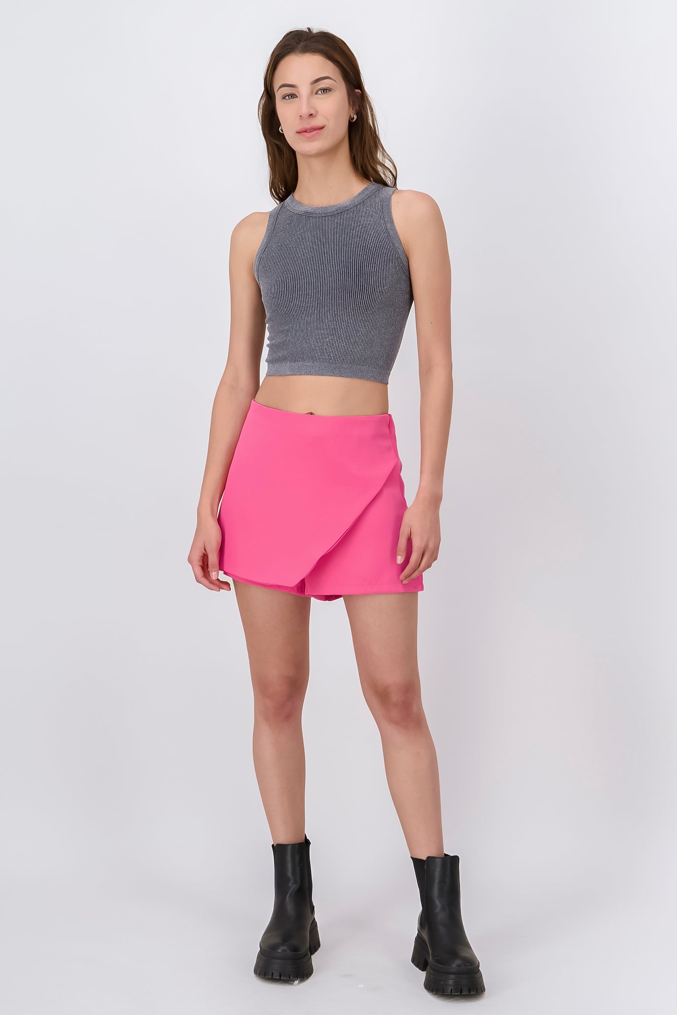 Falda short bolsillos espalda FIUSHA