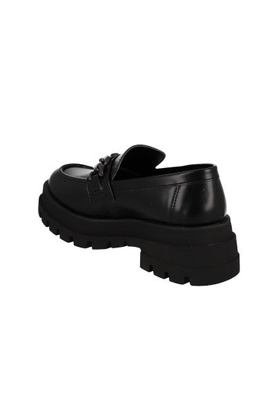 Loafer chunky cadena monocolor NEGRO