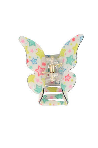 Pinza Mariposa Estampado Estrellas BLANCO COMBO