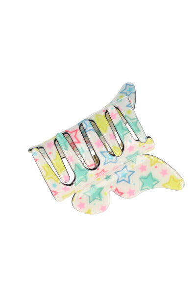 Pinza Mariposa Estampado Estrellas BLANCO COMBO