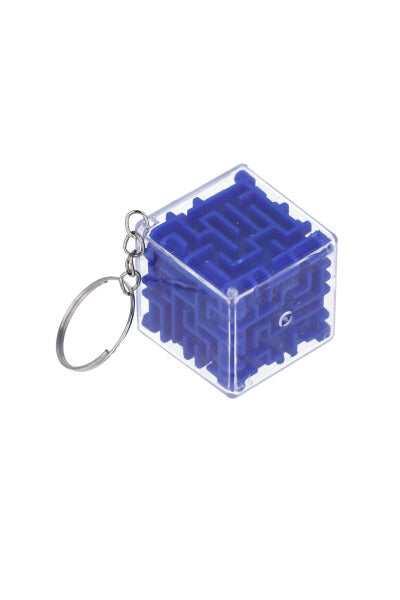 Llavero cubo interactivo laberinto AZUL REY