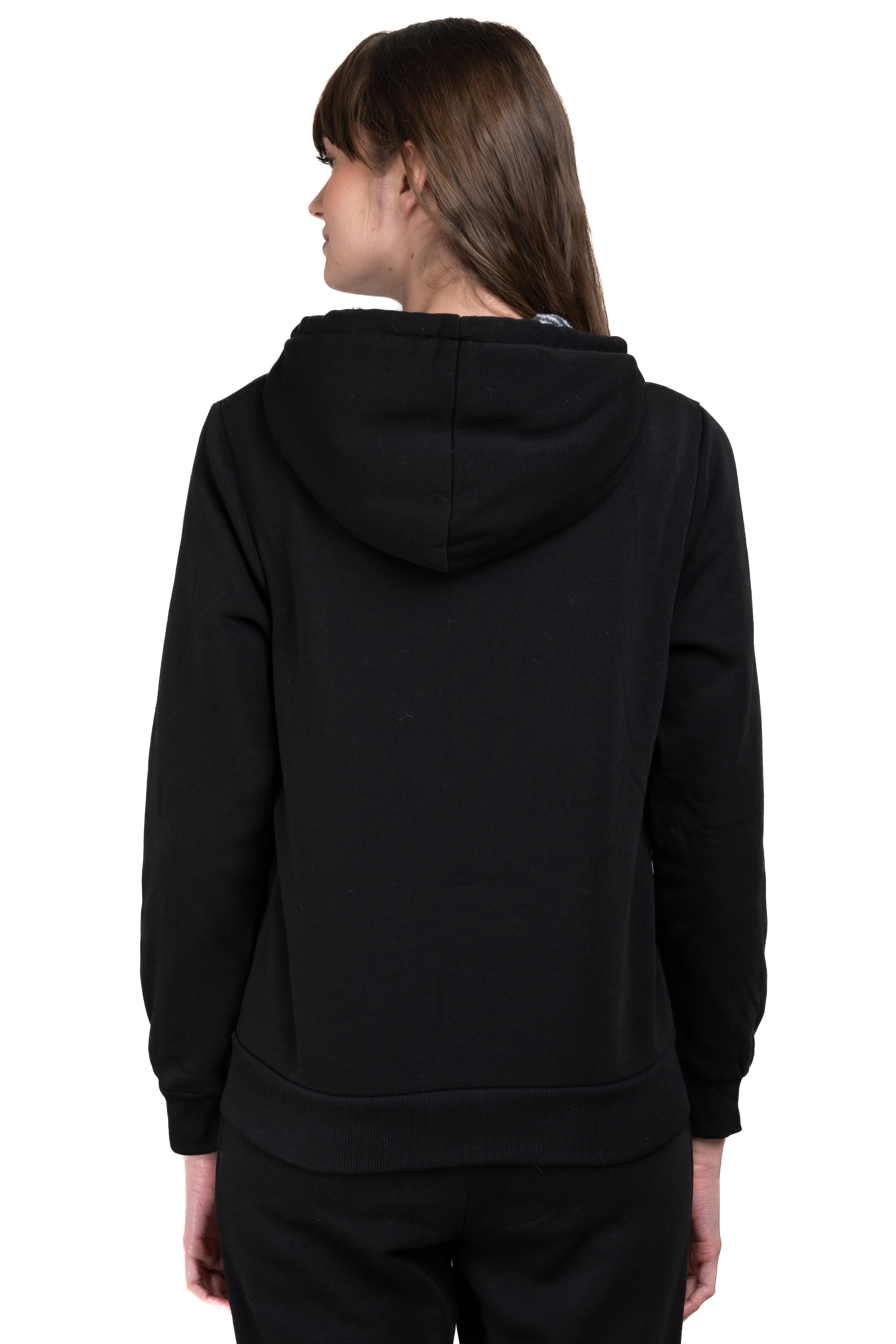 Sudadera forro peluche NEGRO