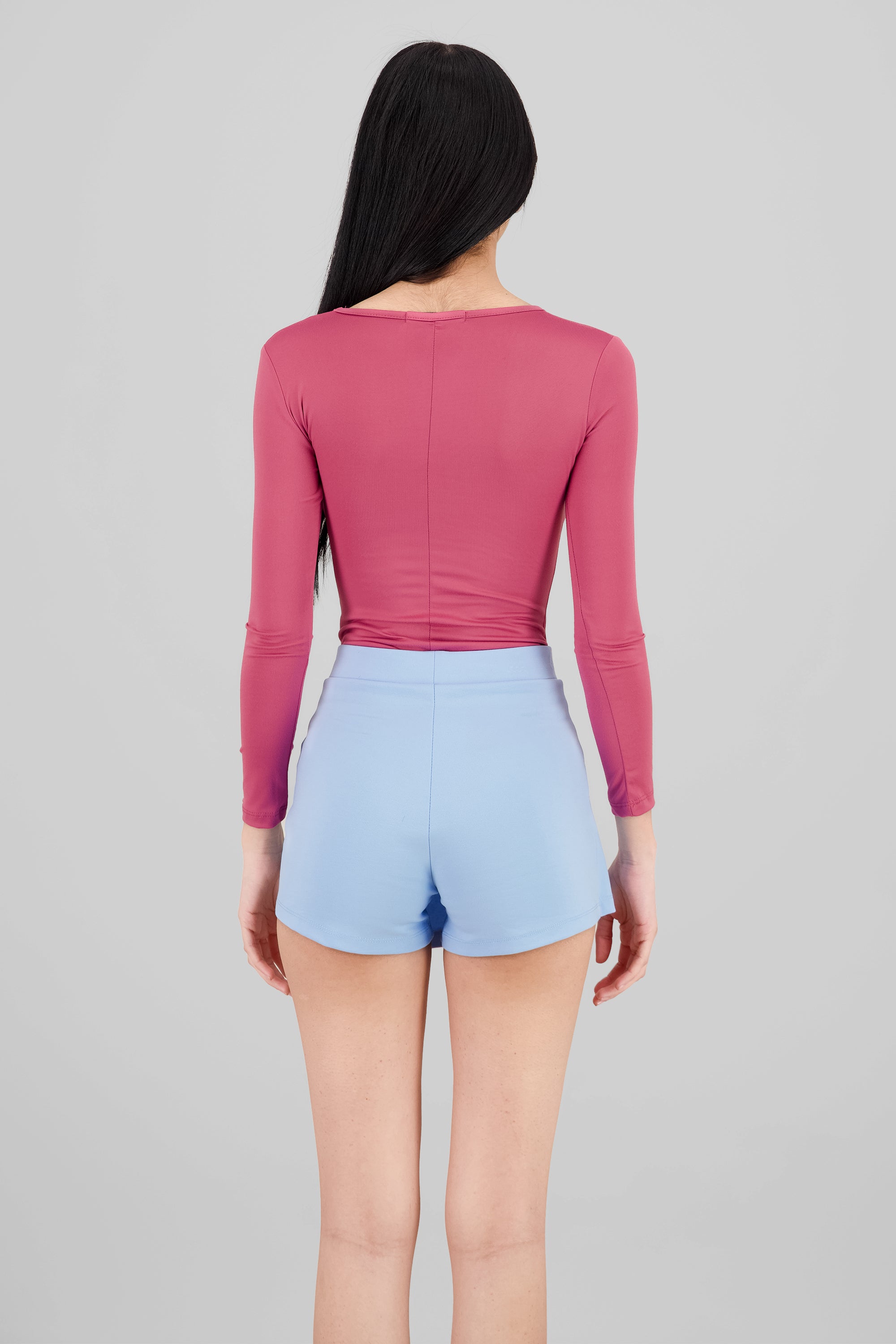 Bodysuit Liso Escote Cuadrado MAGENTA