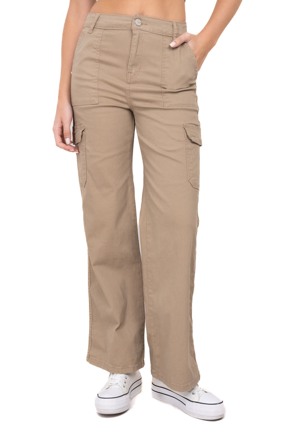 Jeans cargo wide leg